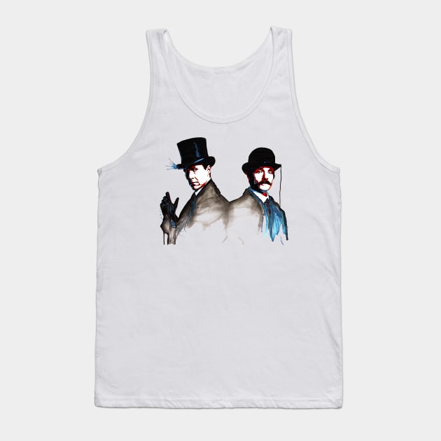 Sherlock and Watson Tank Top by beaugeste2280@yahoo.com